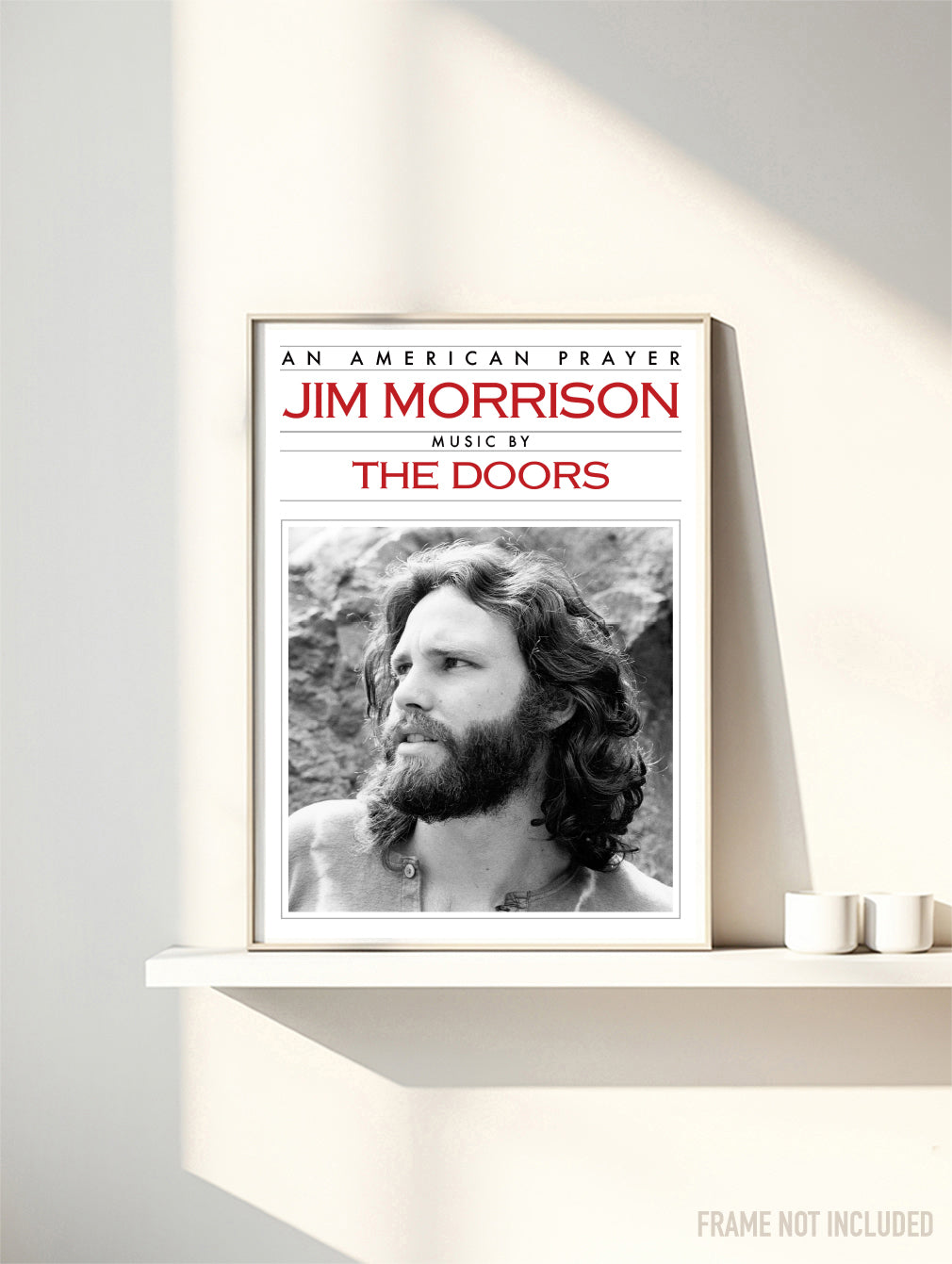 JIM MORRISON - THE DOORS - AN AMERICAN PRAYER - Symbios Design Rare Glossy Poster Print