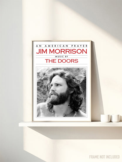 JIM MORRISON - THE DOORS - AN AMERICAN PRAYER - Symbios Design Rare Glossy Poster Print