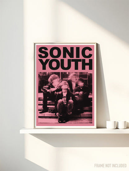 SONIC YOUTH - Symbios Design Rare Glossy Poster Print