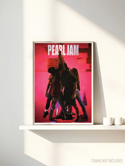 Pearl Jam - Ten - Rare Music Poster,  Music Decor, Band Memorabilia, Music Lover Gift