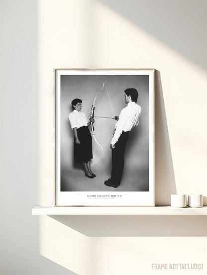 MARINA ABRAMOVIC & ULAY - REST ENERGY - Symbios Design Rare Glossy Poster Print