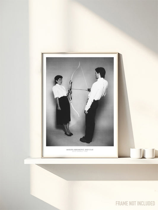 MARINA ABRAMOVIC & ULAY - REST ENERGY - Symbios Design Rare Glossy Poster Print