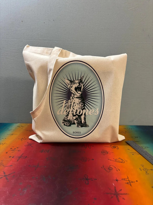 DEFTONES - BORED - Tote Bag – Oeko-Tex Certified Cotton Reusable Bag