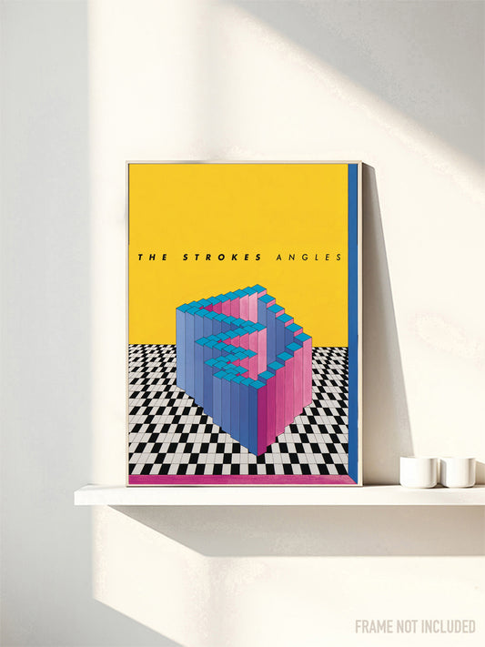 THE STROKES - ANGLES - Symbios Design Rare Glossy Poster Print