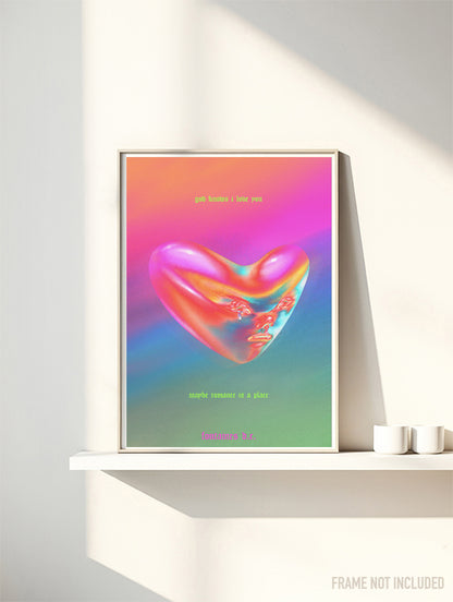 FONTAINES DC - ROMANCE II - Symbios Design Rare Glossy Poster Print (Copy)