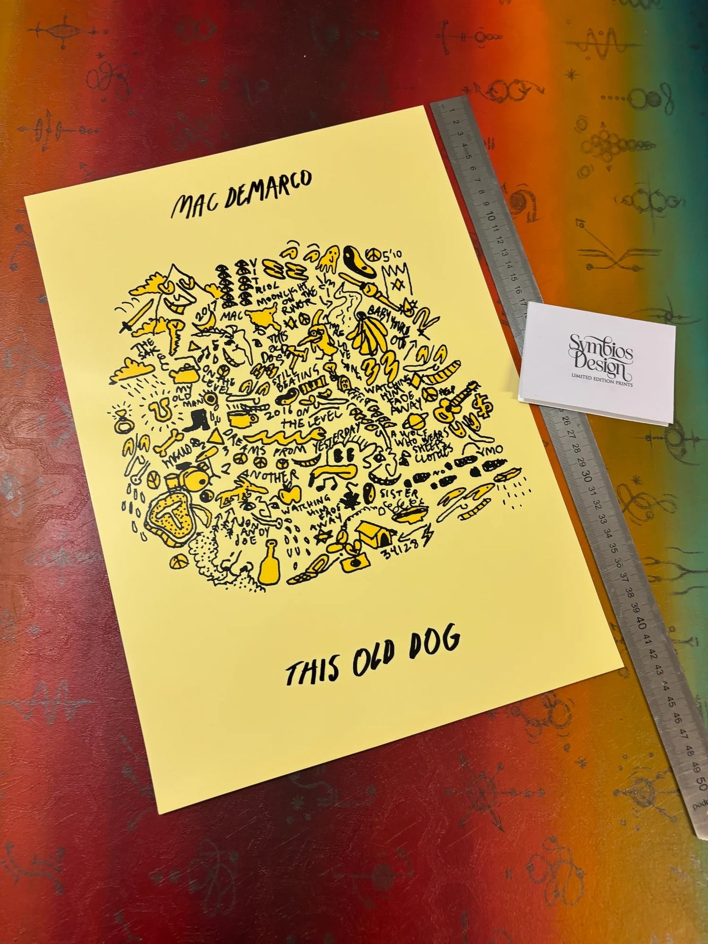 MAC DEMARCO - THIS OLD DOG - Symbios Design - Rare Glossy Print