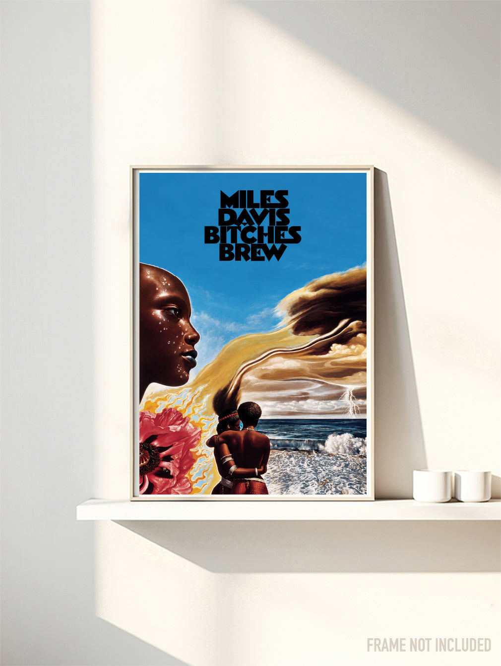 MILES DAVIS - BITCHES BREW - Symbios Design Rare Glossy Poster Print