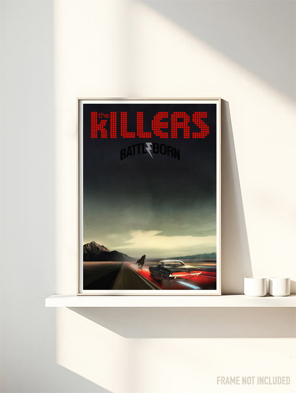 THE KILLERS - BATTLE BORN  - Symbios Design Rare Glossy Poster Print