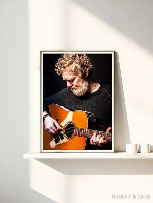 GLEN HANSARD - ACOUSTIC PORTRAIT - Symbios Design Rare Glossy Poster Print