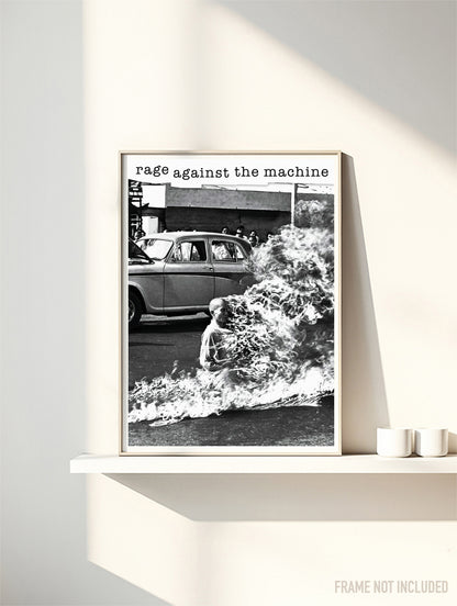 RAGE AGAINST THE MACHINE - Symbios Design Rare Glossy Poster Print