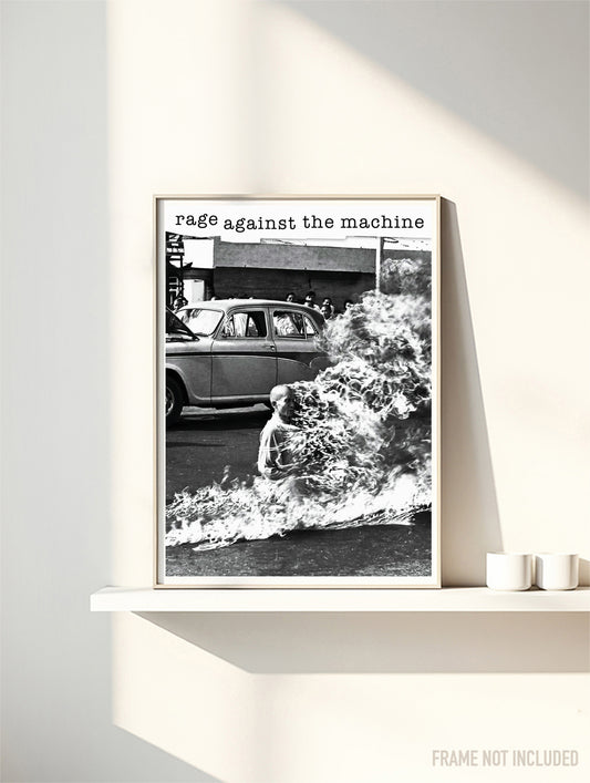 RAGE AGAINST THE MACHINE - Symbios Design Rare Glossy Poster Print