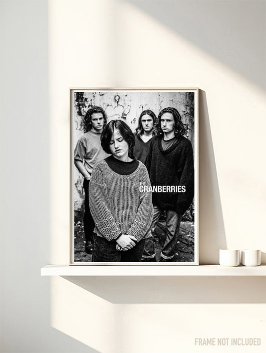 THE CRANBERRIES - EARLY BAND PORTRAIT  - Symbios Design Rare Glossy Poster Print
