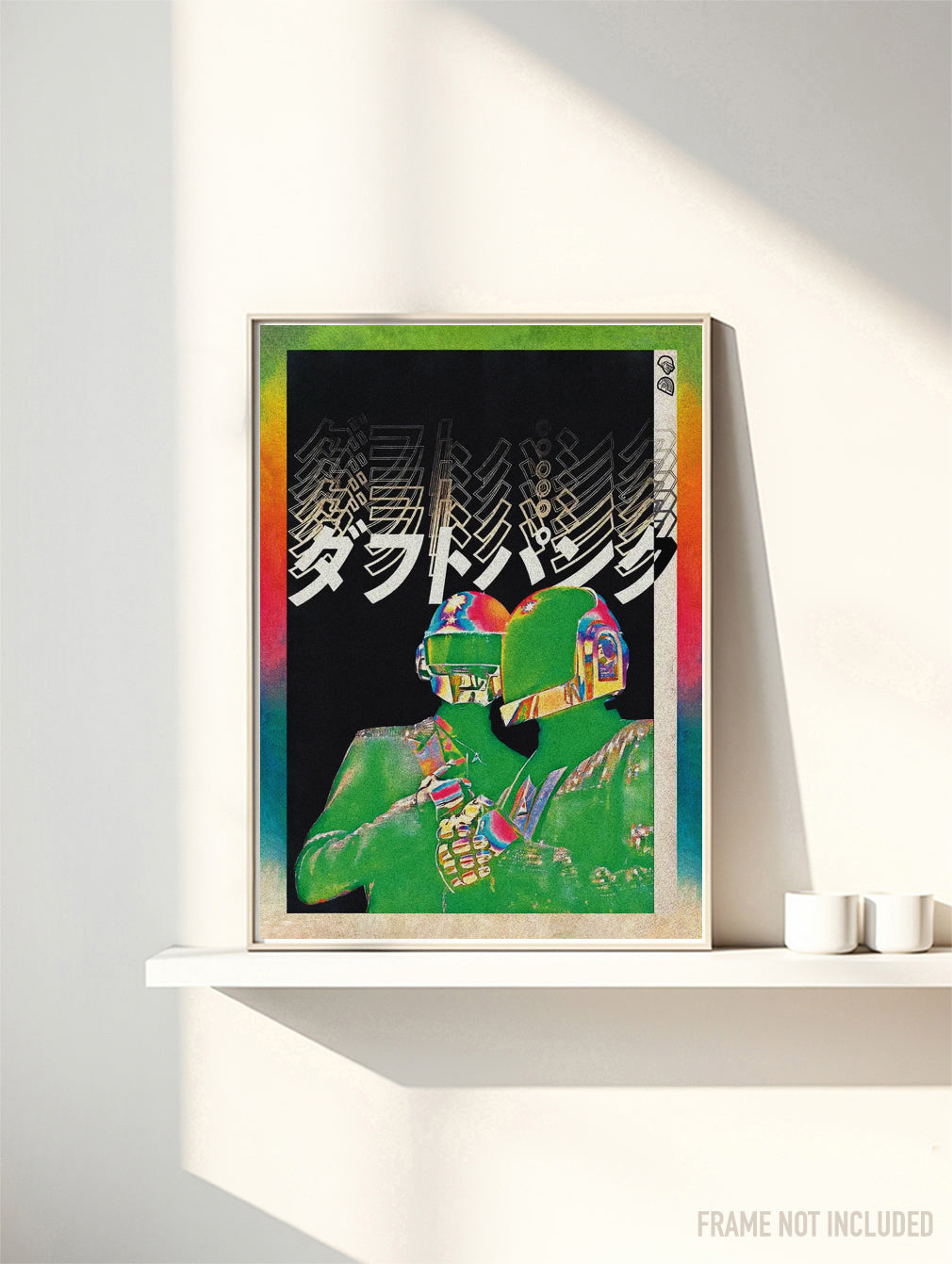 DAFT PUNK - BERCY - Symbios Design Rare Glossy Poster Print