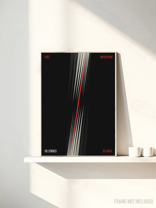 THE STROKES - FIRST IMPRESSION OF EARTH - Symbios Design Rare Glossy Poster Print