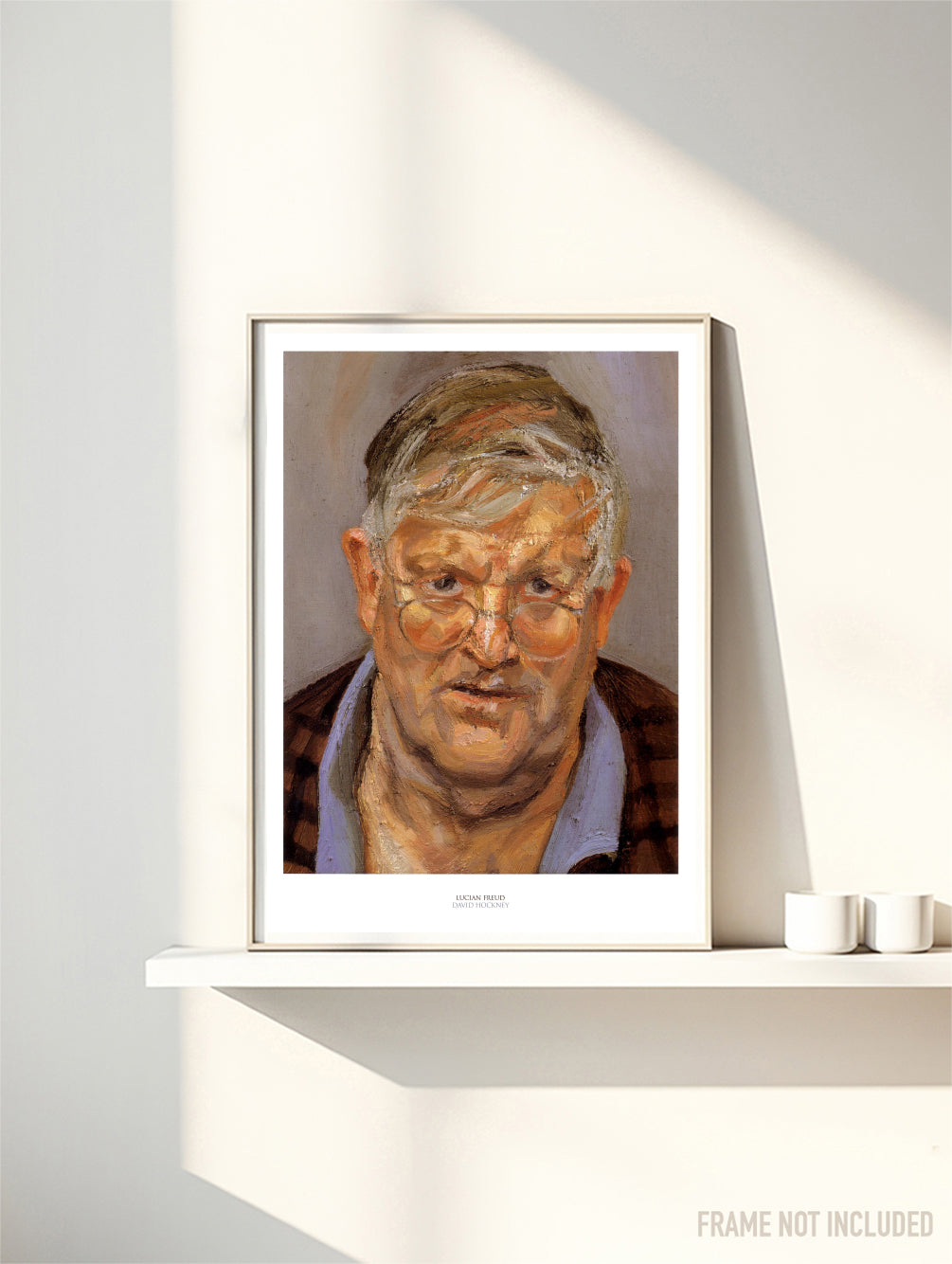 DAVID HOCKNEY - FREUD - Symbios Design Rare Glossy Poster Print