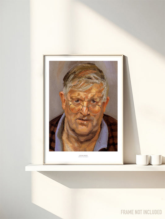 DAVID HOCKNEY - FREUD - Symbios Design Rare Glossy Poster Print