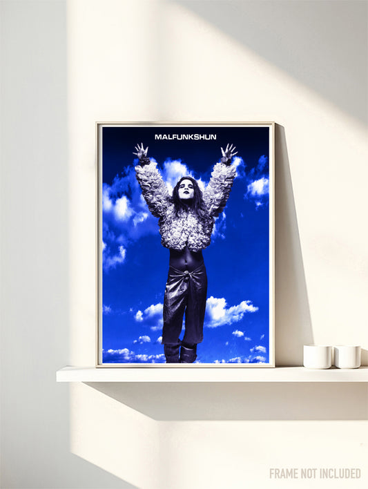 MALFUNKSHUN - ANDREW WOOD - MOTHER LOVE BONE - Symbios Design Rare Glossy Poster Print