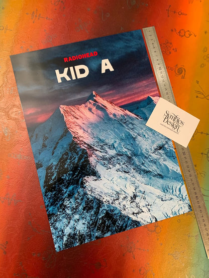 KID A - RADIOHEAD - ALT. EDITION - Symbios Design - Rare Glossy Print