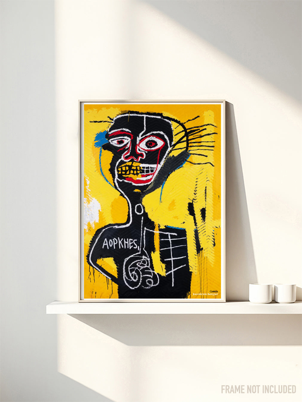 BASQUIAT - CABEZA - Symbios Design Rare Glossy Poster Print