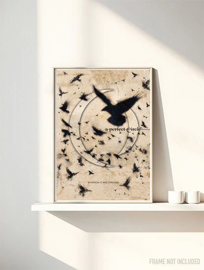 A PERFECT CIRCLE - TO WHOM IT MAY CONCERN - Symbios Design Rare Glossy Poster Print