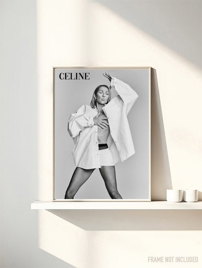 CELINE DION - Symbios Design Rare Glossy Poster Print
