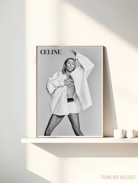 CELINE DION - Symbios Design Rare Glossy Poster Print