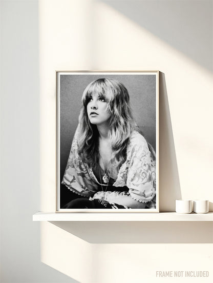 STEVIE NICKS - FLEETWOOD MAC - Symbios Design Rare Glossy Poster Print
