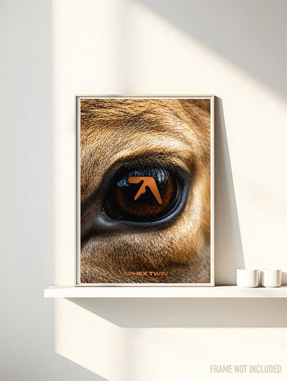 APHEX TWIN - DEER - Symbios Design Rare Glossy Poster Print
