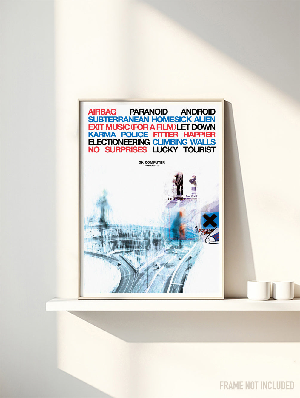 RADIOHEAD - OK COMPUTER - Symbios Design Rare Glossy Poster Print