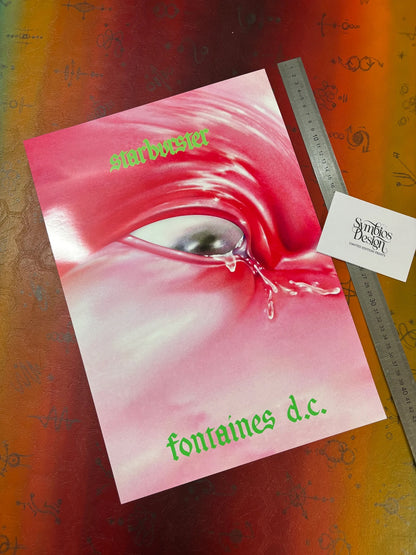 FONTAINES DC - STARBURSTER  - Symbios Design - Rare Glossy Print