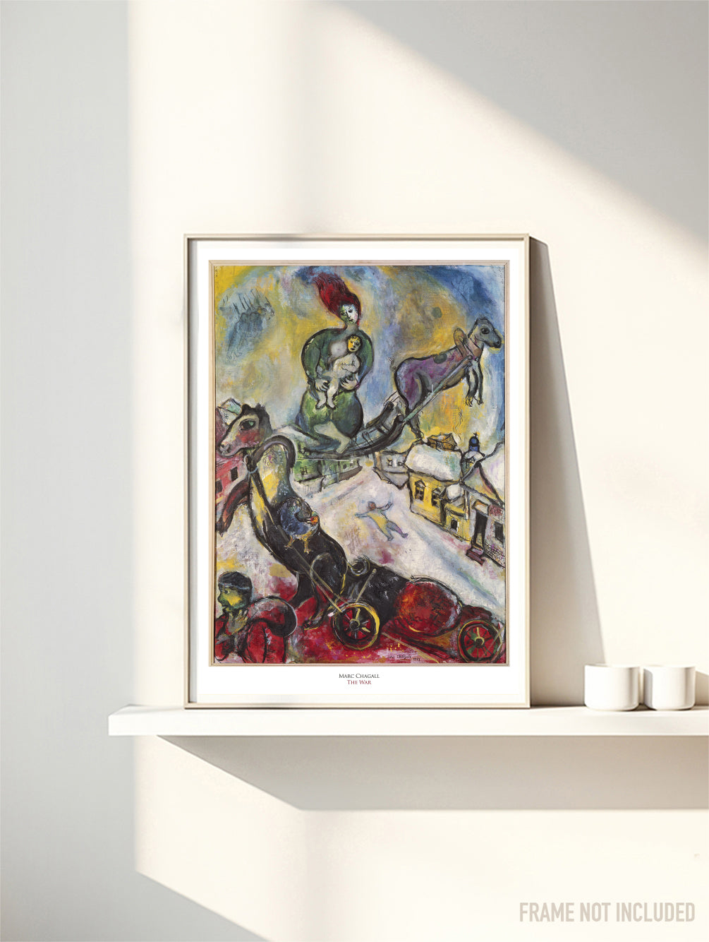MARC CHAGALL - THE WAR - Symbios Design Rare Glossy Poster Print