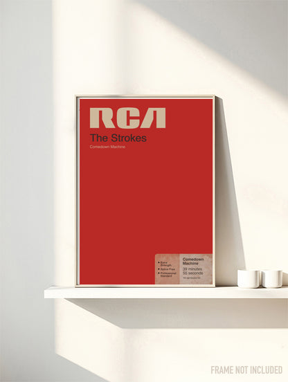 THE STROKES - COMEDOWN MACHINE - Symbios Design Rare Glossy Poster Print