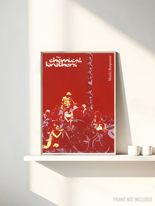 THE CHEMICAL BROTHERS - MUSIC : RESPONSE - Symbios Design Rare Glossy Poster Print