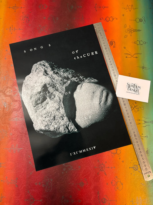 THE CURE - SONGS OF A LOST WORLD - Symbios Design - Rare Glossy Print