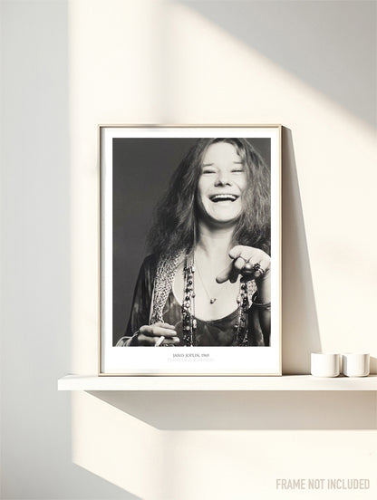 JANIS JOPLIN - Symbios Design Rare Glossy Poster Print
