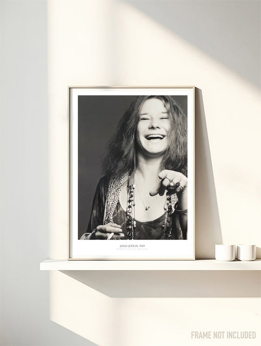 JANIS JOPLIN - Symbios Design Rare Glossy Poster Print