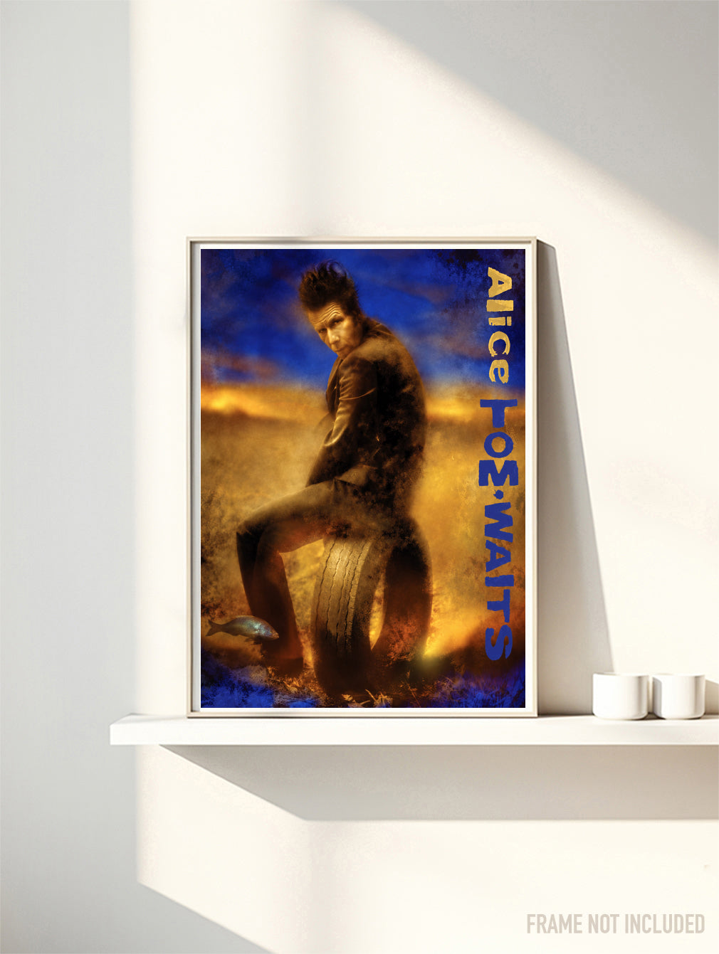 TOM WAITS - ALICE - ANIMA PORTRAIT - Symbios Design Rare Glossy Poster Print