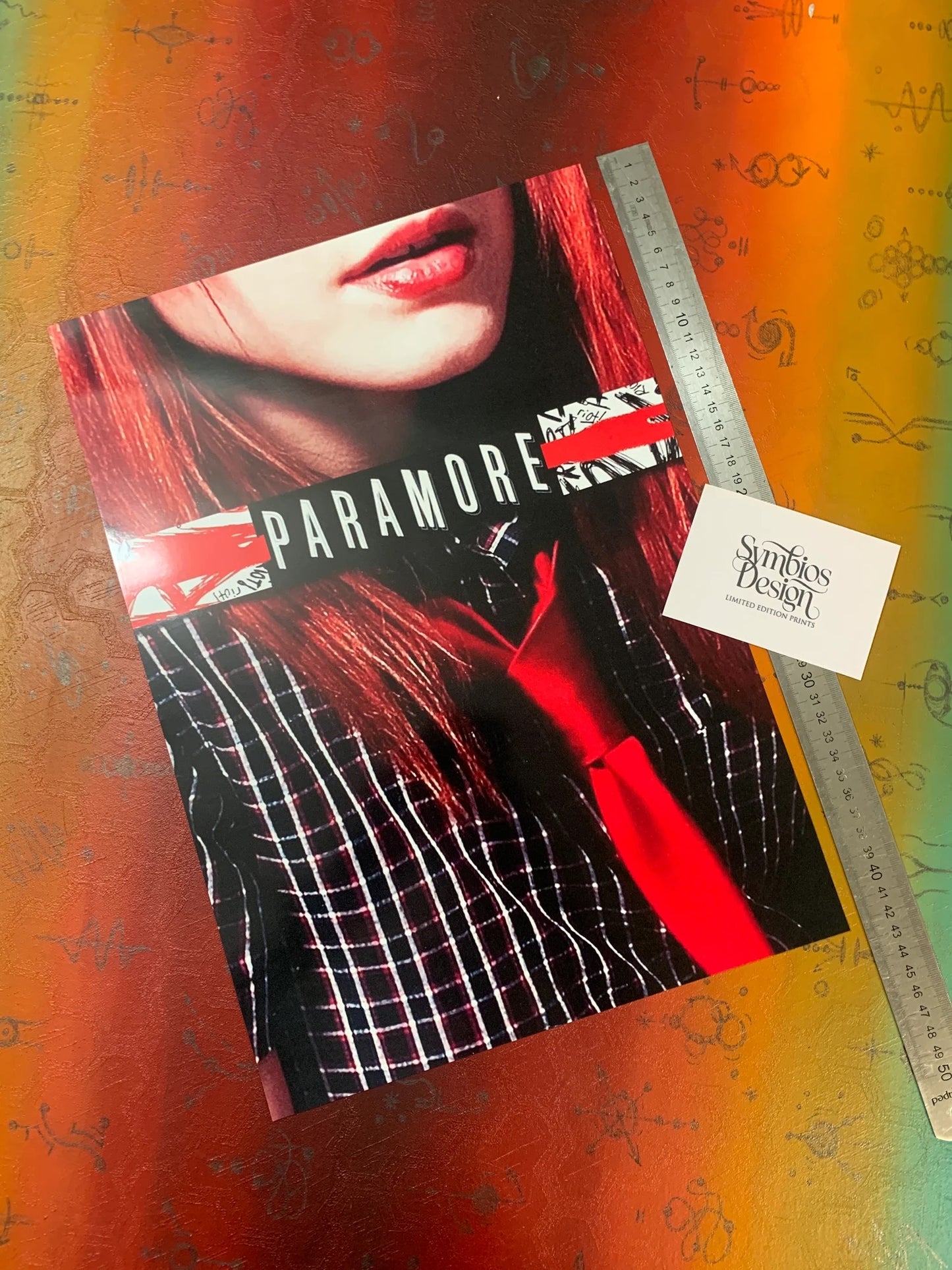 PARAMORE II - SYMBIOS DESIGN - RARE POSTER PHOTO PRINT
