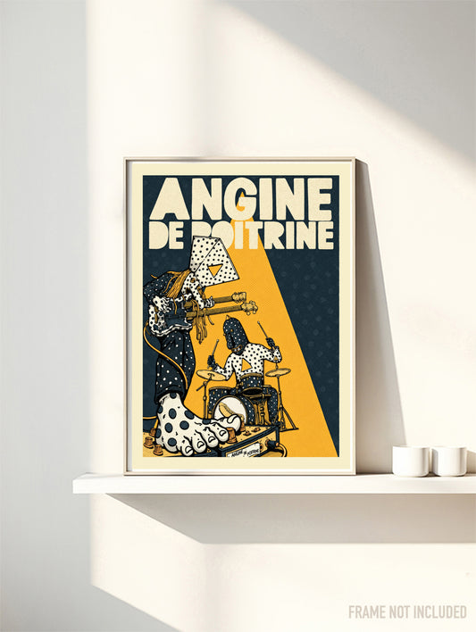 ANGINE DE POITRINE II - Symbios Design Rare Glossy Poster Print