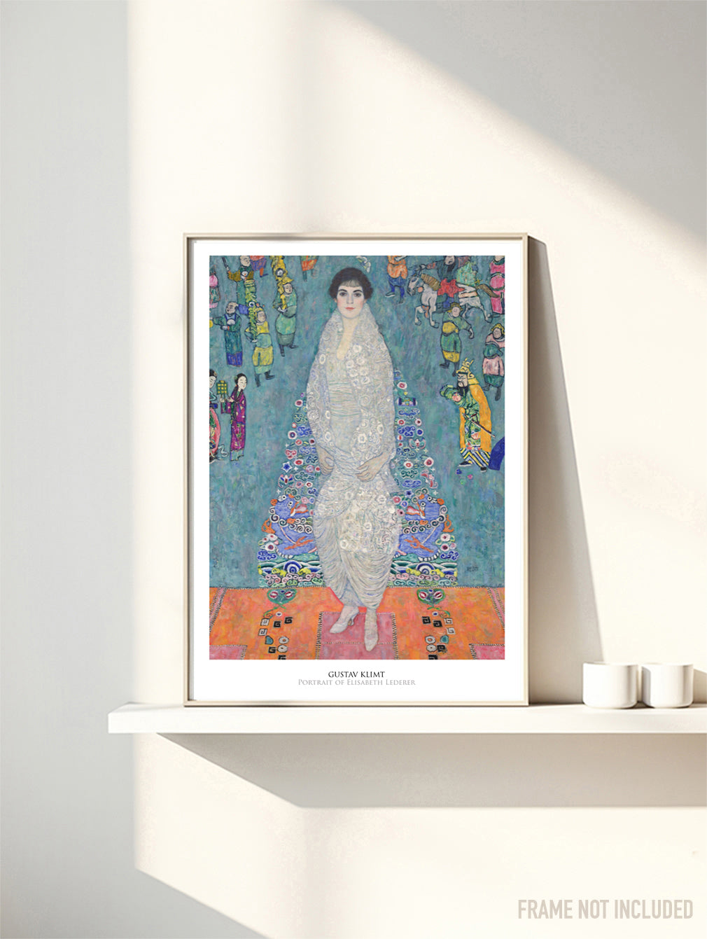 GUSTAV KLIMT - Portrait of Elisabeth Lederer - Symbios Design Rare Glossy Poster Print