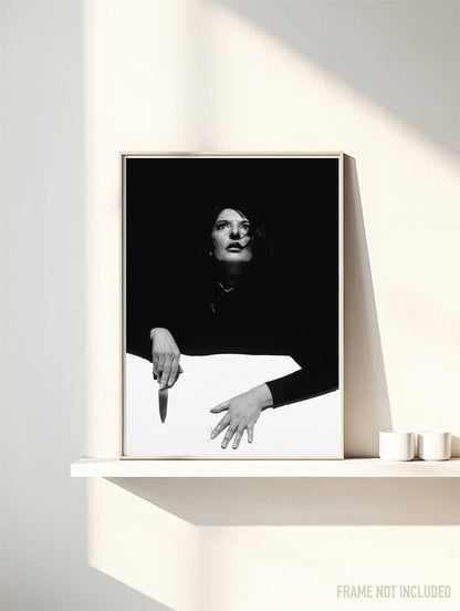 MARINA ABRAMOVIC - Symbios Design Rare Glossy Poster Print
