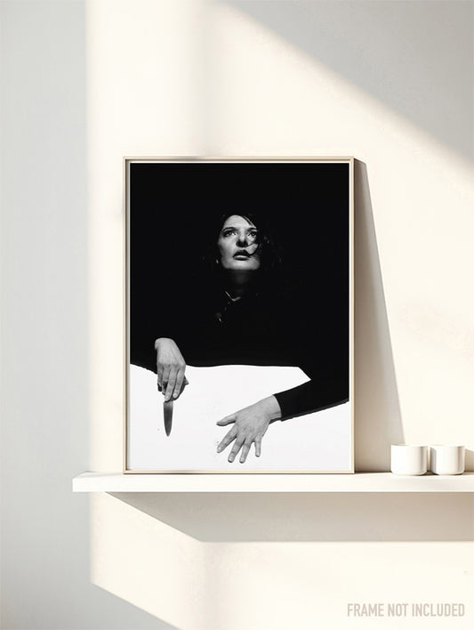 MARINA ABRAMOVIC - Symbios Design Rare Glossy Poster Print