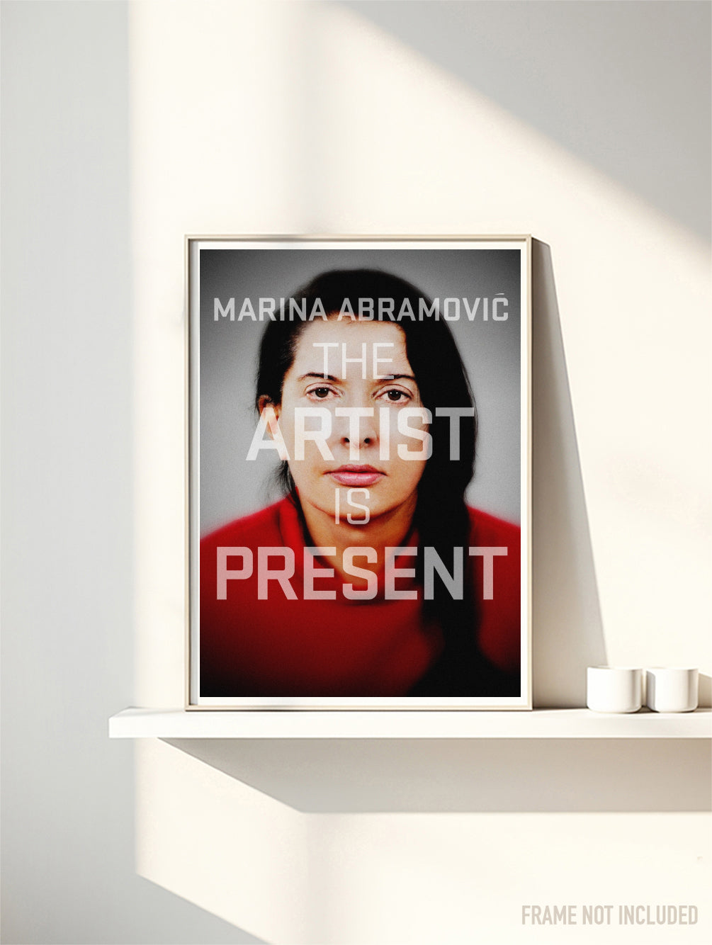 MARINA ABRAMOVIC - THE ARTIST IS PRESENT - Symbios Design Rare Glossy Poster Print