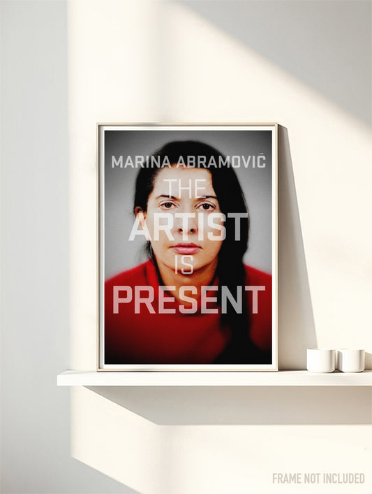 MARINA ABRAMOVIC - THE ARTIST IS PRESENT - Symbios Design Rare Glossy Poster Print