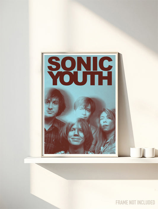 SONIC YOUTH - Symbios Design Rare Glossy Poster Print