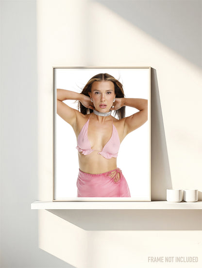 MILLIE BOBBY BROWN II - Symbios Design Rare Glossy Poster Print