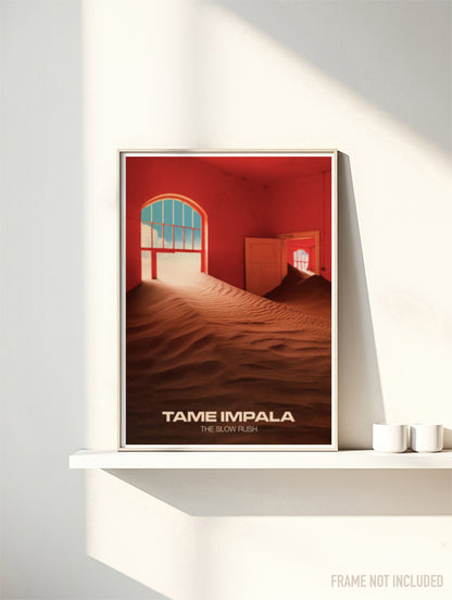 TAME IMPALA - The Slow Rush - Rare Music Poster,  Music Decor, Band Memorabilia, Music Lover Gift