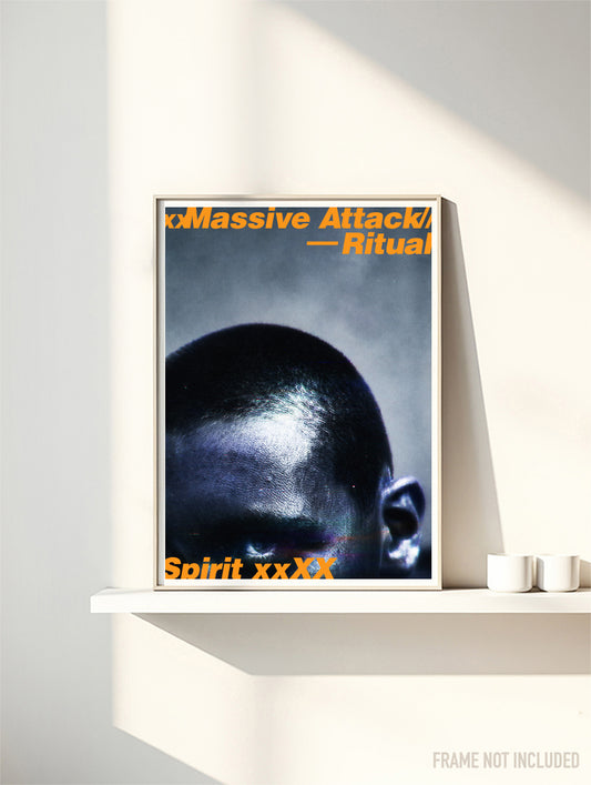 MASSIVE ATTACK - RITUAL SPIRIT - Symbios Design Rare Glossy Poster Print