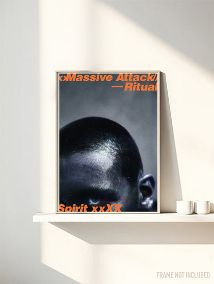 MASSIVE ATTACK - RITUAL SPIRIT - Symbios Design Rare Glossy Poster Print