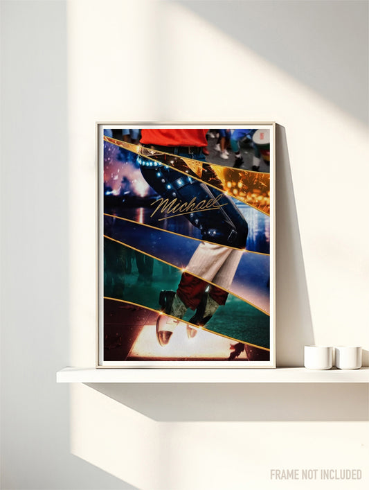 MICHAEL JACKSON - Symbios Design Rare Glossy Poster Print